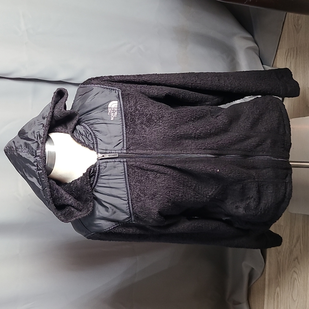 The North Face Sherpa Black Zip Up